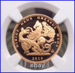 2019 St. Helena Queen Victoria 1/2 Gold Sovereign Proof NGC PF69 UC #002 200th