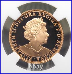 2019 St. Helena Queen Victoria 1/2 Gold Sovereign Proof NGC PF69 UC #002 200th