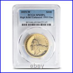 2019-W 1 oz American Liberty High Relief Gold SP69 (PCGS or NGC, Varied Label)