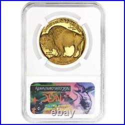 2019-W Proof $50 American Gold Buffalo NGC PF70UC Brown Label