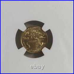 2020 1/10oz $5 Gold Eagle NGC MS69 Brown Label