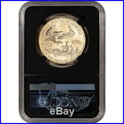 2020 American Gold Eagle 1 oz $50 NGC MS70 First Day of Issue 1st Black
