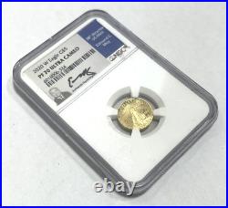 2020 NGC Edmond Moy Signed W Eagle G$5 Coin PF 70 Ultra Cameo Gold