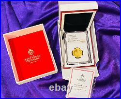 2020 St Helena Una and the Lion 1/4 Oz Gold Proof NGC PF70 UC #15 out of 499 Ltd
