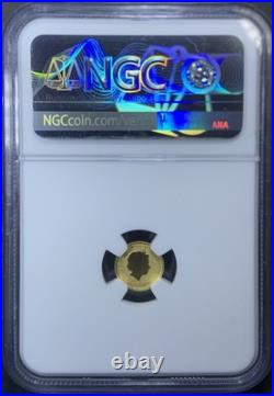 2020 Tuvalu Gold $2 James Bond 007 NGC MS70 Clever Secret Agent Logo 007