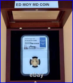 2020-W $5 American Gold Eagle NGC PF 70 SIGNED BY ED MOY 2020-W $5 American Gold Eagle NGC PF 70 SIGNED BY ED MOY