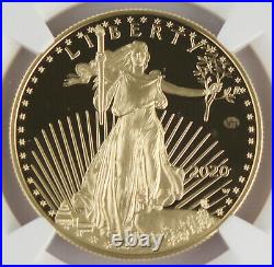 2020 W WWII 75th Anniversary American 1 Oz Gold Eagle V75 NGC PF70 Early Release