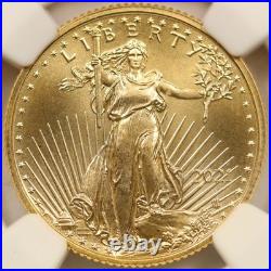 2021 $10 Type 2 Gold American Eagle NGC MS70 1/4oz