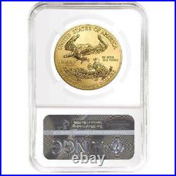 2021 $50 American Gold Eagle 1 oz. NGC MS70 Brown Label