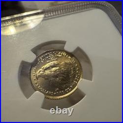 2021 $5 Gold Eagle T-2 First Releases NGC MS70 (Jennie Norris Hand Signed)