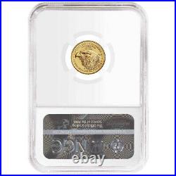2021 $5 Type 2 American Gold Eagle 1/10 oz. NGC MS70 FDI First Label