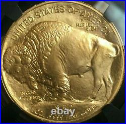2021 American Gold Buffalo 1 oz $50 NGC MS70 Early Releases Bison Label Black