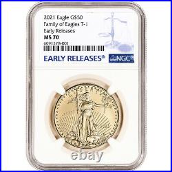 2021 American Gold Eagle 1 oz $50 NGC MS70 Early Releases
