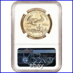 2021 American Gold Eagle 1 oz $50 NGC MS70 First Day of Issue 1st Label