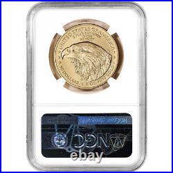 2021 American Gold Eagle Type 2 1 oz $50 NGC MS70 First Production Bald Eagle 70