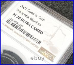 2021 Cook Islands Terracotta Warriors $5 Gold Coin NGC PF70 Ultra Cameo