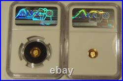 2021 Gold Coin Lot 2pc NGC PF70 UC Grizzly & Longhorn 1/2g Gold Half Gram Gold