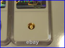 2021 Gold Coin Lot x 2 NGC PF70 UC Grizzly & Longhorn 1/2g Gold Half Gram Gold