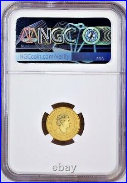 2021 P Australia Bullion GOLD $15 Lunar Year of the Ox NGC MS70 1/10 oz Coin FR