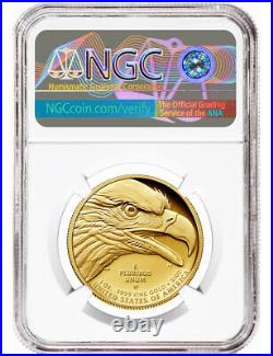 2021 W G$100 American Liberty Series High Relief. 9999 Fine ER NGC PF70