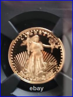 2021 W Gold Eagle G$5 Type 1 NGC PF70 First Day of Issue Mercanti