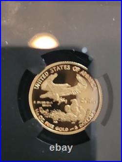 2021 W Gold Eagle G$5 Type 1 NGC PF70 First Day of Issue Mercanti