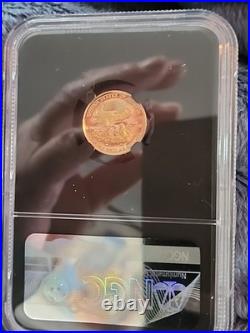 2021 W Gold Eagle G$5 Type 1 NGC PF70 First Day of Issue Mercanti