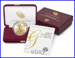 2021-W One Ounce Proof Gold Eagles NGC PF70 Ultra Cameo Early Release