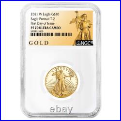 2021-W Proof $10 Type 2 American Gold Eagle 1/4 oz NGC PF70UC FDI ALS Label 2021-W Proof $10 Type 2 American Gold Eagle 1/4 oz NGC PF70UC FDI ALS Label