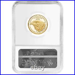 2021-W Proof $10 Type 2 American Gold Eagle 1/4 oz NGC PF70UC FDI ALS Label