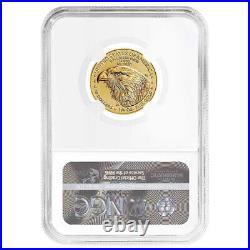 2022 $10 American Gold Eagle 1/4 oz NGC MS70 Brown Label