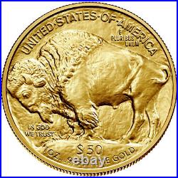 2022 American Gold Buffalo 1 oz $50 NGC MS70 Early Releases Bison Label