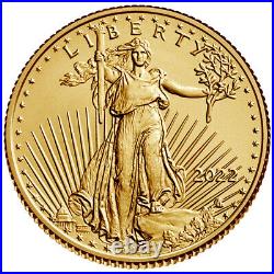 2022 American Gold Eagle 1/10 oz $5 NGC MS70