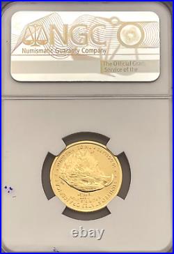 2022 American Gold Eagle, 1/4 oz, MS70 NGC