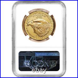 2022 American Gold Eagle 1 oz $50 NGC MS70 First Day Issue 1st Label