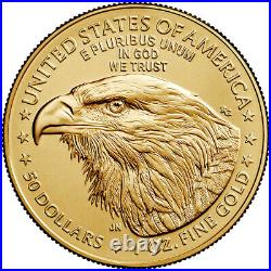 2022 American Gold Eagle 1 oz $50 NGC MS70 First Day Issue 1st Label