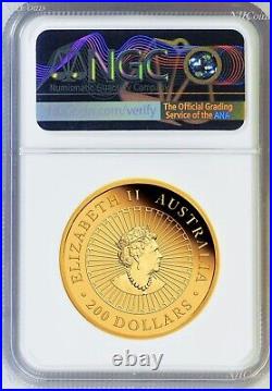 2022 Australia Great Southern Land Opal 2oz Gold $200 Proof Coin NGC PF70 FR