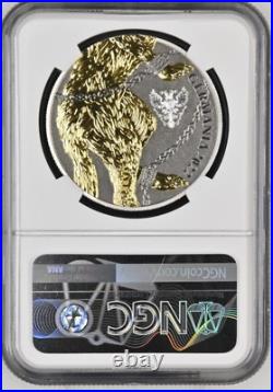 2022 Germania Beasts GRADED 2 x 1 oz Silver Fenrir Geminus TOP POP X 2