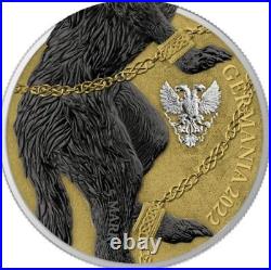 2022 Germania Beasts GRADED 2 x 1 oz Silver Fenrir Geminus TOP POP X 2