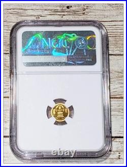 2022 Mongolia Mother Teresa PF70 U. C NGC, Gold coin, 0.5 gram