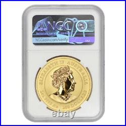 2022-P Australia 2oz Gold $200 Year of the Tiger MS70 NGC FDOI Tiger Label coin