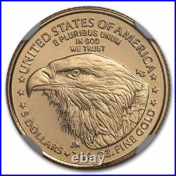 2023 1/10 oz American Gold Eagle MS-70 NGC