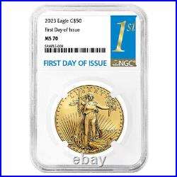 2023 $50 American Gold Eagle 1 oz NGC MS70 FDI First Label
