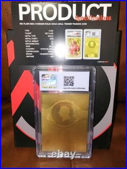 2023 $5 Cook Islands 3g. 999 GOLD Card Legends Series Ric Flair NGCX PL9.9