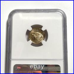 2023 $5 Gold American Eagle Ngc Ms70 1/10 Oz. 999 Fine Coin Early Releases