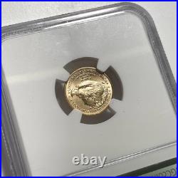 2023 $5 Gold American Eagle Ngc Ms70 1/10 Oz. 999 Fine Coin Early Releases