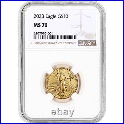 2023 American Gold Eagle 1/4 oz $10 NGC MS70