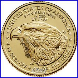 2023 American Gold Eagle 1/4 oz $10 NGC MS70