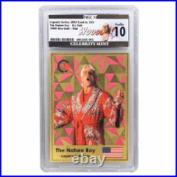 2023 CM Ric Flair Legend Series Card 0.5g Gold Pink Colorway NGCX Prooflike 10