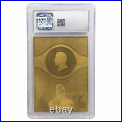 2023 CM Ric Flair Legend Series Card 0.5g Gold Pink Colorway NGCX Prooflike 10